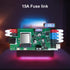 ESP32 15A WS2811 WS2812 SK6812 TM1814 WS2813 WS2815 WLED LED Strip Light Controller Fuse Music Mic DIY Dynamic Lighting