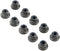Team Losi Racing M3 Flanged Lock Nuts - 10 TLR245016 Gas Car/Truck Replacement Parts
