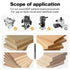 FivePears Flush Trim Router Bits, 1/2 Inch Shank, 1-1/2 Inch Cutting Diameter for Woodworking