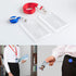 Vetoo 3 Pack Heavy Duty ID Badge Holders, Clear, Vertical, Durable for Factories, Offices, Schools