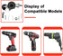 Yu&Yang Electric Drill Plate Cutter, Metal Nibbler Drill Attachment for Steel Copper Aluminum Sheet Cutting