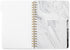 Fringe Studio Large Tab Notebook, Marble Gray, 180 Lined Pages, Flexible Paperback Cover, 5 Subject/Die-Cut Dividers