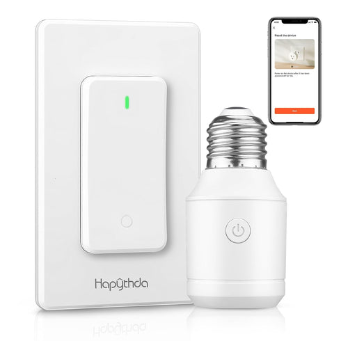 Remote Control Light Socket with Wifi(2.4G Only), Smart WiFi & Bluetooth &