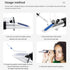 VGVGV 4-in-1 Brix Refractometer, Hand Held Optical Freezing Refractometer Concentration of Urea with ATC for Car