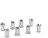 510 Thread Adapter, Adapters,Thread Screw Converter, Soldering Iron Ring Adapters Connector Repair Accessories for Electronic Equipment (8pcs)