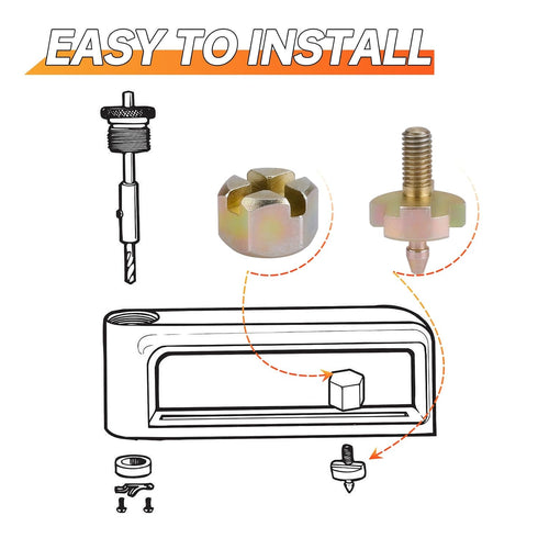 HC1B Pivot Pin Set, Replacement Parts for Malco 1ELG5, 1ELH8, HC1 and HC2 Style Hole Cutter