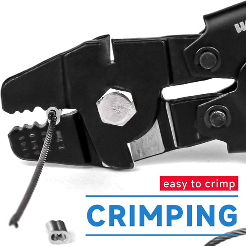 Wire Rope Swager Tool for Crimping Fishing Lines Up To 2.2mm (WKS-711)