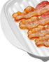 Generic Set Bacon Cooker Tray, Microwave Cookware Dish, Non Sticky Food Grade Build, Heat Resistant Safe Design