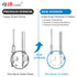 JRready Deutsch Connector Pins and Sockets Stamped Contacts Size 20 - ST6256 Professional Male Pins 1060-20-0122/Female Sockets 1062-20-0122 Open Barrel Style Terminals Wire Gauge 16-22 AWG, 50 Pairs