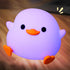Duck Night Light for Kids, 7 Colors Cute Duck Bedside Lamp for