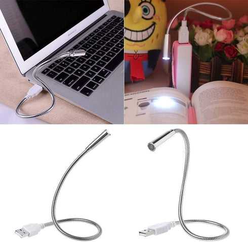 Pjeghbvop USB Flexible Light Keyboard PC Computer Desktop Book Reading Lamp For Home Dormitory Office Working Learning