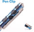 Titanium Ballpoint Writing Pen, Refillable EDC Pen with Clip
