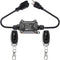 VONVOFF Remote Control Switch,AC110/230/240/250v Waterproof Wireless Light Switch with 4.9ft Extension Cord Outlet