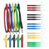 Test Lead Kit 25pcs Alligator Clip to 4mm Banana Plug Test Probe Kit for Automotive Repair Diagnosis Tools