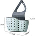 YYaaloa Sink Basket Strainers, Corner Sponge Caddy for Kitchen Sink Storage Holder (Style 2 - Sage Green and Gray)