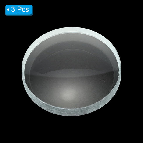 PATIKIL 4" (100mm) Focal Length Double Concave Lens, 3 Pack 40mm Diameter for Physics Experiment, Clear