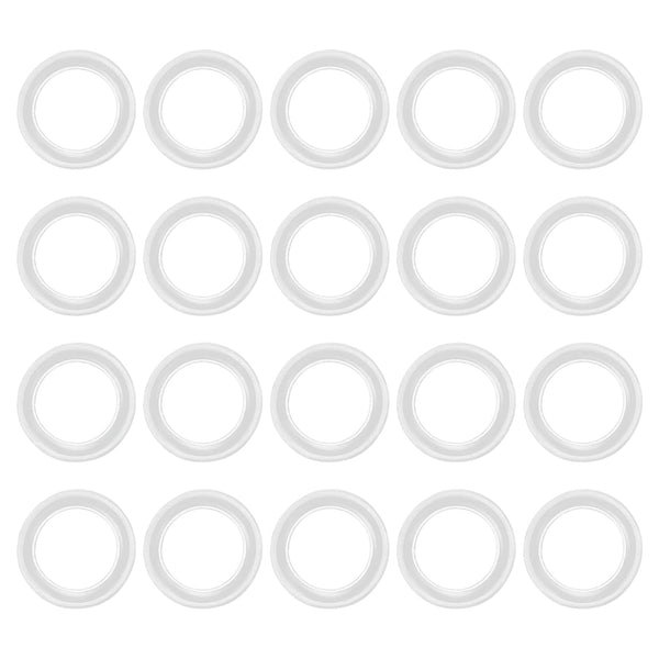 PATIKIL 20pcs Tri Clamps Gasket, 22mm OD 15.9mm ID Sanitary TC Tri