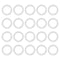 PATIKIL 20pcs Tri Clamps Gasket, 22mm OD 15.9mm ID Sanitary TC Tri