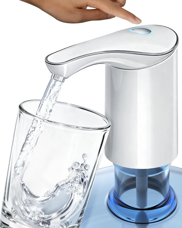 Redsack Rechargeable Water Dispenser Pump for 5 Gallon Bottle, Electric USB-C Large