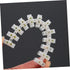20pcs 12-Position 10a Terminal Strip High-Toughness Plastic Brass Firmware Electrical Wire Terminal Connector