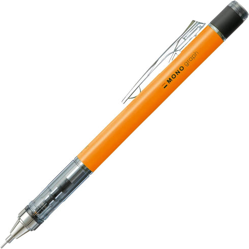 Tombow Mechanical Pencil, Monograph 0.5mm, Neon Orange