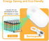 Closet 1-20LM 2-Pack Lyridz Rechargeable Motion Sensor Night Light, Cool White LED Stick-on Light with Dusk to Dawn