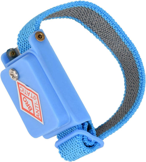 Sonew Anti Static Wrist Straps, Cordless ESD Discharge Cable Band, Blue