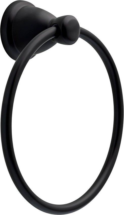 Franklin Brass KIN46-MB Kinla Towel Ring, Matte Black