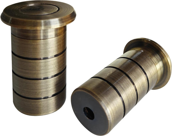 Floor Hole Dust-Proof Cover, 2 Pcs Safety Sliding Lock Inserts for Door Bolt Accessories