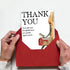 ATTLVV Gift Thank You Card, Thank You Card for Gift, Appreciation Card with Red Envelope and Gold Seal Sticker