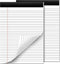 Legal Pads 8.5 x 11 - 2 Pack Writing Pads, Wide Ruled Lined Paper, 30 Sheets Per Legal Pad for School, Office, Home