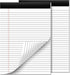Legal Pads 8.5 x 11 - 2 Pack Writing Pads, Wide Ruled Lined Paper, 30 Sheets Per Legal Pad for School, Office, Home
