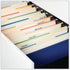 Universal UNV13420 Deluxe Reinforced Top Tab Folders with Fasteners, 1/3 Cut Tab, Manila (50/Box)