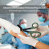 SURGHAUS MEDICAL 5.5 Inch) Bandage Scissors Stainless Steel Medical Scissors for Nurses Non-Stick Trauma Shears (Olive