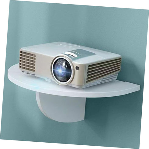 Wall-Mounted Projector Stand & Router Storage Bracket - Easy Installation