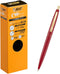 Bic Japan CFCGRED05BLKJ Ballpoint Pen, Click Gold, 0.5, Oil-based, Black, Red Axis, 12 Pens