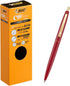 Bic Japan CFCGRED05BLKJ Ballpoint Pen, Click Gold, 0.5, Oil-based, Black, Red Axis, 12 Pens