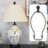 Asjeumt 10 Inch 2 Set Lamp Harp, Black Lamp Harps and Finial, Metal Lamp Shade Harp Holder, DIY Detachable Lampshade