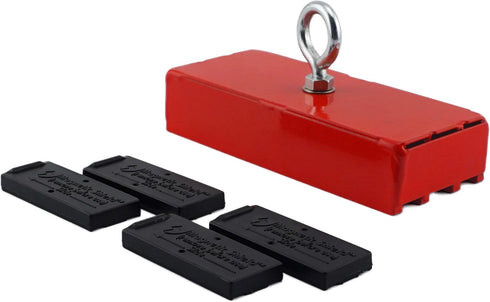 Master Magnetics Powerful Retrieving Magnet: Fishing Magnet with Eyebolt and Magnetic Shield