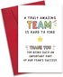 RollupJoy Cute Appreciation Card, Thank You Card for Him Her, Employee Appreciation Gift,