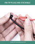BNC Test Leads, BNC (F) to Stackable Pin Tip Plugs, Multimeter Breakout Cable