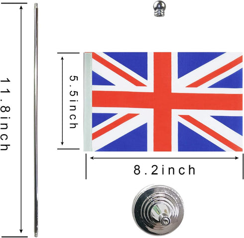 United Kingdom UK Flag Table Flag, Desk Flag, Office Decoration for International Events and Celebrations