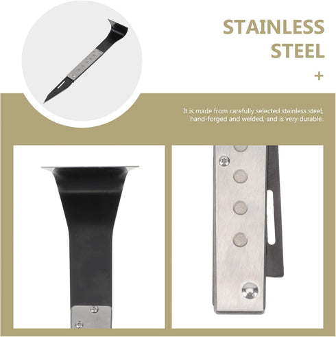 Bark Removal Tool, Stainless Steel Bark Stripper and Scraper for Garden Tree Bark Cutting