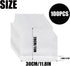 Ntwoiee 100 Pack Packaging (11.8x11 inches) Clear Handle Drink Drinking Poly Plastic Bags,Drink Carriers for Delivery