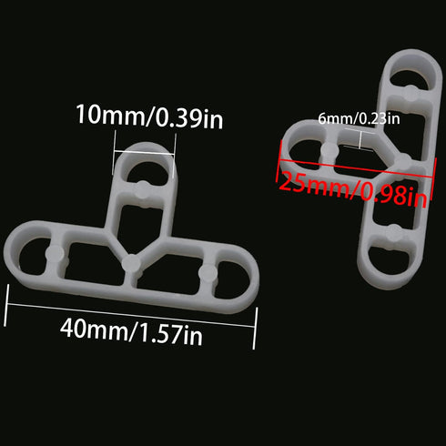 50PCS 3/8 inch Bricklaying Spacer Brick Wall Spacer Stone Wall Spacer Deck Board Paver Tile Leveling System Clips