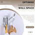Angle Simple Towel Hook Chrome 2 PCS, Metal Swivel Folding Bathroom Hook, Heavy Duty Clothes Robe Holder for Wall Mount