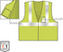 Ergodyne GloWear 8216BA ANSI High Visibility Breakaway Reflective Safety Vest, Lime, Small/Medium, ID Badge Holder