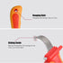 WALFRONT 1000V Insulation Dismantling Knife, Electrician Fast Strip Cable Stripper Cutter, IEC60900 210mm