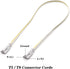 T5 T8 Extension Cords, 2ft 3-Prong Connector Cord for LED Tube Light, Pack of 2