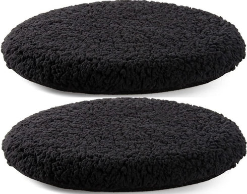 HCZKIUJ Set of 2/4 Plush Round Chair Cushion, Soft Thicken Memory Foam Seat